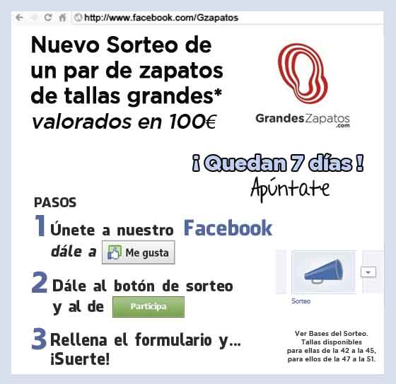 Facebook GrandesZapatos.com